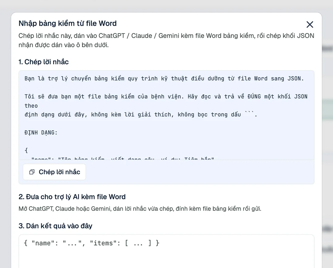 Import-a-checklist-from-Word dialog